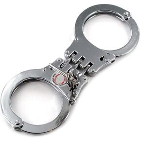 Ace Martial Arts Supply Professional Heavy Duty Police Style Handcuffs Double Lock with 2 Keys