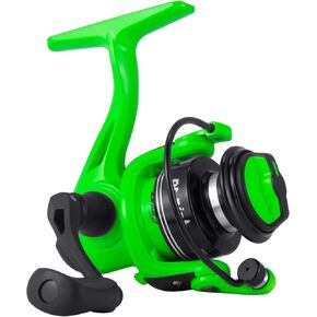 Dr.Fish ELF Ice Fishing Reel Crappie Fishing Reel Spinning Reel Size 800 Ultralight 5oz Powerful 12Lb Max Drag 5+1 Stainless Steel Bearings Trout Pike Crappie Winter/Freshwater Fishing