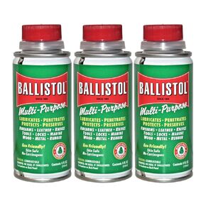 Ballistol Multi-Purpose Lubricant Cleaner Protectant, 4-Ounce (3-Pack)