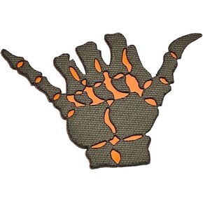 Shaka Hang Loose Lasercut Patch Morale [Ranger Green]