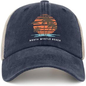قبعة Norths Myrtle Beach قبعة سائق الشاحنة للرجال قبعات شبكية مضحكة لفصل الصيف in Kuwait