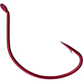 Mustad Croaker Hook, Wide Gap, Hollow Point - Red Blonde 2/0
