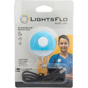 Nurse Badge Light, Portable Rechargeable Badge Reel Light, High/Low Light Settings, Night Shift Light, Retractable, Long Lasting Battery Life, Gift for New Grads (Blue) in Saudi Arabia