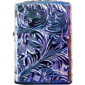 Zippo 5NC-LEAF 5 Sided Sculpture Titanium Coating Rainbow TC RAINBOW