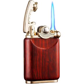 JOBON Pocket Blow Torch Lighter, Premium Quality Jet Flame Reusable Refillable Mini Small Flint Lighter for Candle (Butane Gas Not Included)