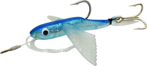 8" Flying Fish Yummy Flyer Lure Rigged with Stinger Hook - Mahi and Tuna Lure with Lure Bag in Kuwait