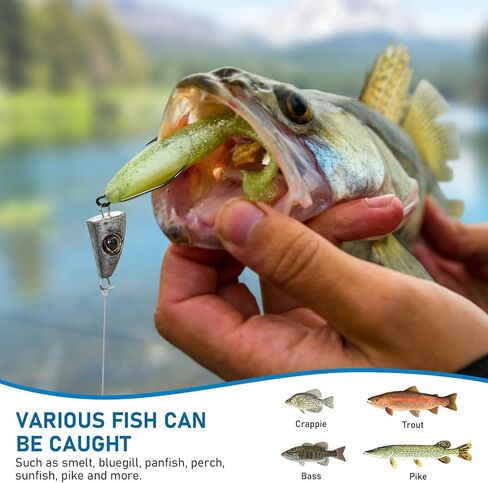 THKFISH Fish Eye Swimbait Jig Heads, 20PCS Weighted Swimbait Jig Heads,Weighted Hooks for Texas Rig or Ned Rig Fishing,Weedless Swing Jig Heads for Bass Fishing in Saudi Arabia