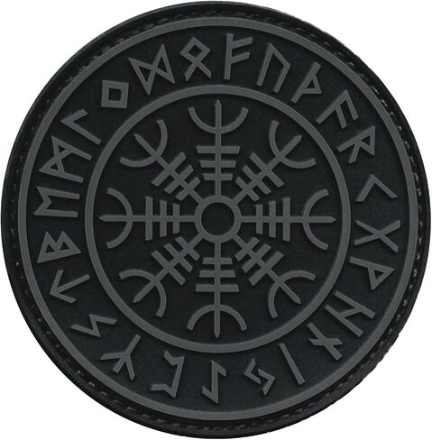 Aegishjalmr الفايكنج خوذة الرهبة ACU مهزومة نورس الوثني رون المعنويات البلاستيكية المطاط السحابة التصحيح in Saudi Arabia