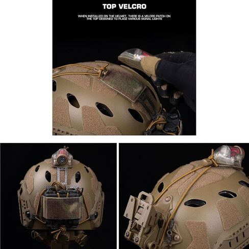 حقيبة بطارية خوذة تكتيكية متعددة الوظائف، حقيبة تخزين صندوق بطارية PVS-31 NVG، حقيبة تخزين مرنة وتوازن الوزن، حقيبة موازنة متوافقة مع معظم الخوذات in Kuwait