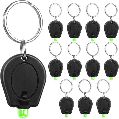 12 Pack Ultra Bright Blue Light Keychain Flashlight, Mini Blue LED Keychain Flashlight, Blue Keychain Flashlight for Night Observation in Saudi Arabia
