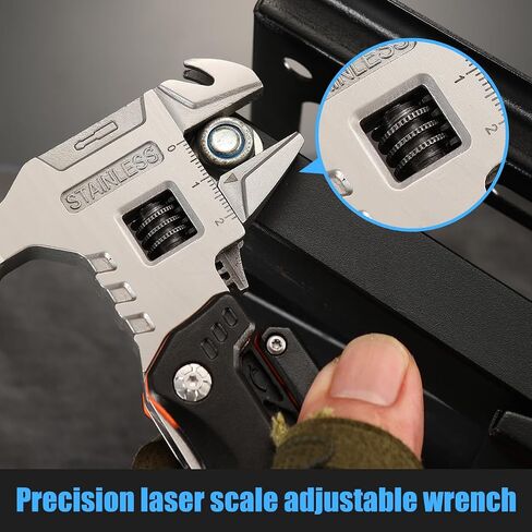 Upgraded 18 in 1 Multitool,Professional Stainless Steel Multitool Pliers with Replaceable Alloy Steel Blades Wire Cutters,Bottle Opener,Nylon Sheath,Apply to Survival,Camping & Hunting（Black） in Saudi Arabia