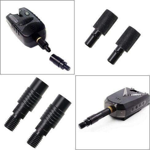 4PCS 3/8 Inch Fishing Alarm Connector Fishing Bite Alarm Quick Release Adapter Fishing Rod Support Holder Connector Removable Carp Fishing Tackle in Saudi Arabia