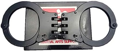 أصفاد Ace Martial Arts Supply الاحترافية شديدة التحمل على طراز الشرطة بقفل مزدوج مع مفتاحين in Kuwait