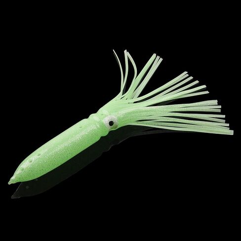 Squid Skirts Fishing Lures – 4pcs Mixed Colors Glow Octopus Plastic Lures Fishing Soft Baits 11.8" in Saudi Arabia