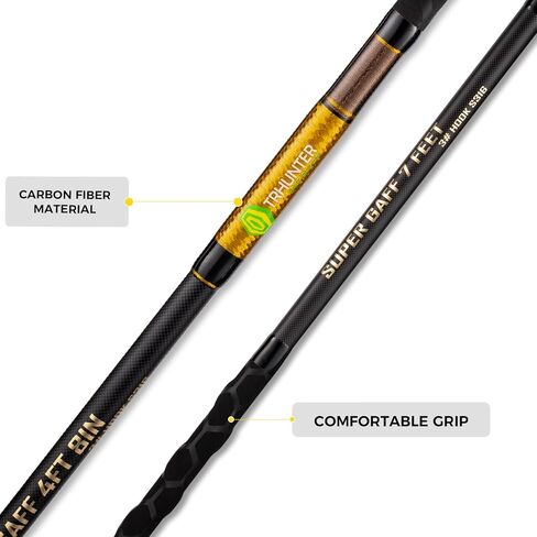 Carbon Fiber Fishing Gaff Saltwater Fish Gaff with S316 Stainless Steel Fishing Hook in Saudi Arabia