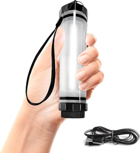 SunJack LightStick - ضوء مقاوم للماء قابل لإعادة الشحن مع بنك الطاقة، والمشي لمسافات طويلة، وحقائب الظهر والتخييم، وإكسسوارات المعدات الأساسية، ومستلزمات النجاة في حالات الطوارئ والتأهب للأعاصير in Saudi Arabia
