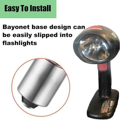 استبدال مصباح يدوي/مصباح عمل Ryobi 18V مصباح يدوي أضواء العمل لمبة تناسب حرفي مصابيح زينون 19.2 فولت - 10 عبوات in Kuwait