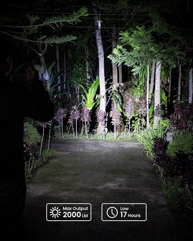 sofirn SC32 EDC مصباح يدوي 2000 لومن، مصباح يدوي صغير قابل لإعادة الشحن مع مصباح LED فائق السطوع SST40 5000K، مفتاح إلكتروني للذيل، مصباح يدوي بحجم الجيب للتخييم، والمشي لمسافات طويلة، والمشي في حالات الطوارئ للكلاب in Kuwait