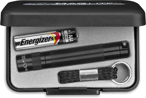 Maglite Solitaire Incandescent 1-Cell AAA Flashlight in Presentation Box Black in Saudi Arabia