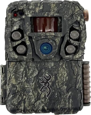 كاميرا Browning Trail Cameras Defender Vision Pro HD 24MP مزدوجة الشريحة لألعاب الصيد - هوائي فائق الكسب، نطاق كشف ليلي 110 بوصة وتوافق مع تطبيقات الهاتف الذكي (OVIX Camo) in Saudi Arabia