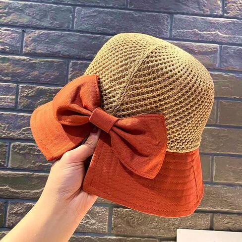 Women's UPF 50+ UV Sun Protection Breathable Wide Brim Bowknot Sun Hat Bucket hat in Saudi Arabia