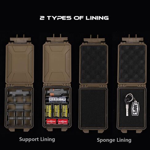 Tactical Modular Battery Storage Organizer, MOLLE Military Hunting Vest Carry 18650/AAA/CR123A/18350 Battery Box Holder Case in Saudi Arabia