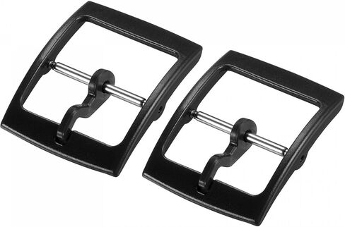 uxcell Watch Strap Clasp Replacement Plastic Buckle for 16mm Width Watch Bands Black 2 Pcs in Saudi Arabia