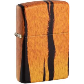 ولاعة جيب Zippo 540 ملونة بتصميمات طباعة النمر