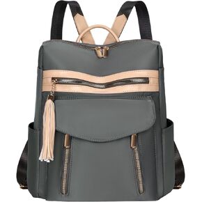 Leathario Backpack Purse for Women, Small Backpack 13-Inch Laptop Backpack for Work Travel Nylon Casual Daypack Work Daily Everyday