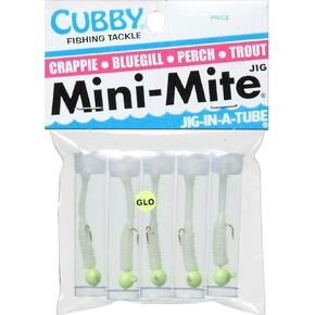 أنبوب Shadow Mini-Mite Glow Jig-in-a-Tube، شفاف in Kuwait