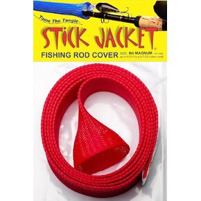 RITE-HITE Orin Briant Stick Jacket أغطية قضبان الصيد - Magnum Spinning؛ لقضبان التصيد والقفز، والمسك، وسمك السلمون المرقط في البحيرة، وسمك السلور والعديد من أنواع المياه المالحة. in Kuwait