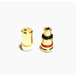 Dual Gas Refill Adapter Compatible with ST Dupont Lighter Line 1/2 Gold/Yellow/Red Cap 2in1, 2in1yr