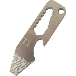 Mini Pry Bar, EDC Multitools Stainless Steel with Bottle Opener, Keychain Pry Bar (Stainless Steel -1 PC)