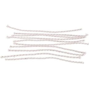 10Pcs White Replacement for Petrol Lighter Fire Starter Bulk Copper Wire Lighter Cotton Core Wick Kerosene Lighter Accessories Practical Processed Household Supplies