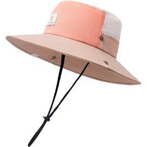 Outdoor Kids Sun Hat Boys Sun Hat Girls Beach Hat UPF 50+ Kids Bucket Hat Wide Brim Kids Fishing Safari Hat