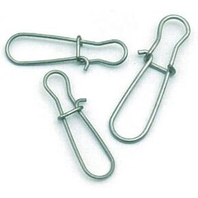 Luhr Jensen 40 lb Test Duo-Lock Snap / 50 Pack Stainless Steel