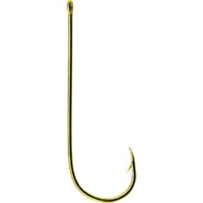 Mustad Aberdeen Extra Fine, Point Bent in - Gold 1/0