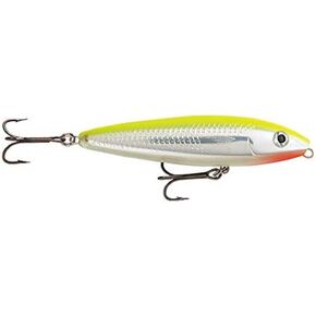 Rapala Skitter Walk 08 Fishing Lure, Hot Chartreuse