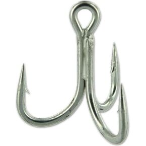 Owner American 5666-119 Stinger-66 Treble Hook, Size 1/0, Short Shank, 4X