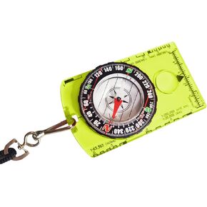 1pc Menjo Outdoors Starter Compass ideal for Boy Scouts, Girl Guides, Cubs, Brownies, or Wilderness Enthusiasts. Great for Camping, Hiking, Backpacking, Mountaineering, and Exploration
