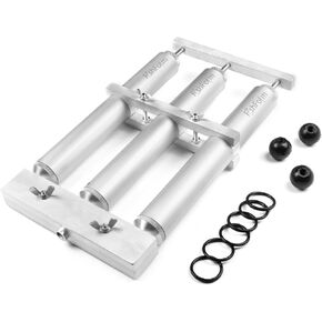 Triple Hand Kit Aluminium Injector Plastisol Soft Bait Lures Hand for Lures DIY Soft Lure Making Tool 3Х7oz