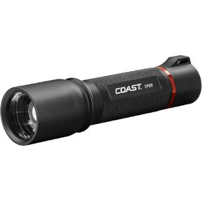COAST® HP8R 1000 Lumen Rechargeable PURE BEAM® Focusing LED Flashlight with SLIDE FOCUS® and FLEX CHARGE™ Dual Power, Black in Kuwait