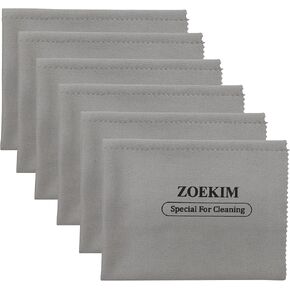 10/6Pack Microfiber Gun Cleaning Cloth, 12"x12" Lint Free Gun Cleaning Rags, Reusable Microsuede Cleaning/Polishing Wipes Towels for Firearms, Knives and Scopes