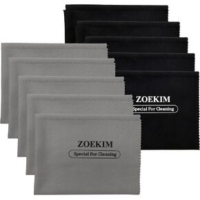10/6 قطع قماش تنظيف مسدسات من الألياف الدقيقة، 12 × 12 بوصة، خرق تنظيف بندقية خالية من الوبر، مناديل تنظيف/تلميع ميكروسويد قابلة لإعادة الاستخدام للأسلحة النارية والسكاكين والمناظير in Kuwait