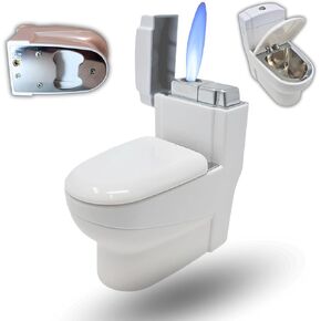 Toilet Lighter, Cool Lighters Funny Lighters Novelty Lighters Cool Stuff Gag Gifts, Unique Lighters (No Butane Contained, Just Fill and Go) FUN WITH FRIENDS, Weird Lighters Bottle Opener, Encendedores