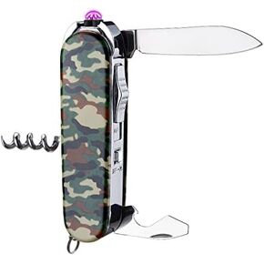 Dual Arc Lighter Electric Lighters USB Rechargeable Flameless Plasma Lighter with Safety Lock Good for Camping Hiking Outdoor (Red)