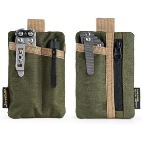 VIPERADE VE29 EDC Pouch, Pocket Organizer with 3 EDC Pocket Slots, EDC Pocket Pouch with Zipper Pocket for EDC Gears, EDC Pocket Organizer for Everyday Carry