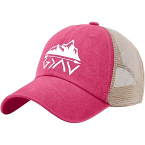 Dad Hat God is Greater Than The Highs and Lows Hat Trucker Hat Men Trendy Mesh Baseball Cap for Summer