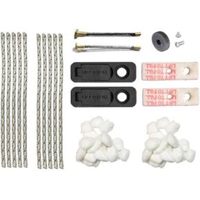 Universal Kerosene Lighter Repair Kit for Petrol Fluid Lighter Includes Replacement Screw Spring & Base Plate,Wheel,Wadding Cotton,Wick,Rubber Felt and Felt Pad in Saudi Arabia