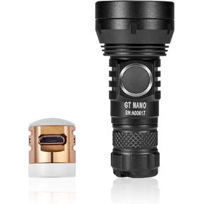 LUMINTOP GT Nano Keychain Flashlight 450 Lumens Mini Flashlight 300 Meters Beam Distance Compact Flashlight